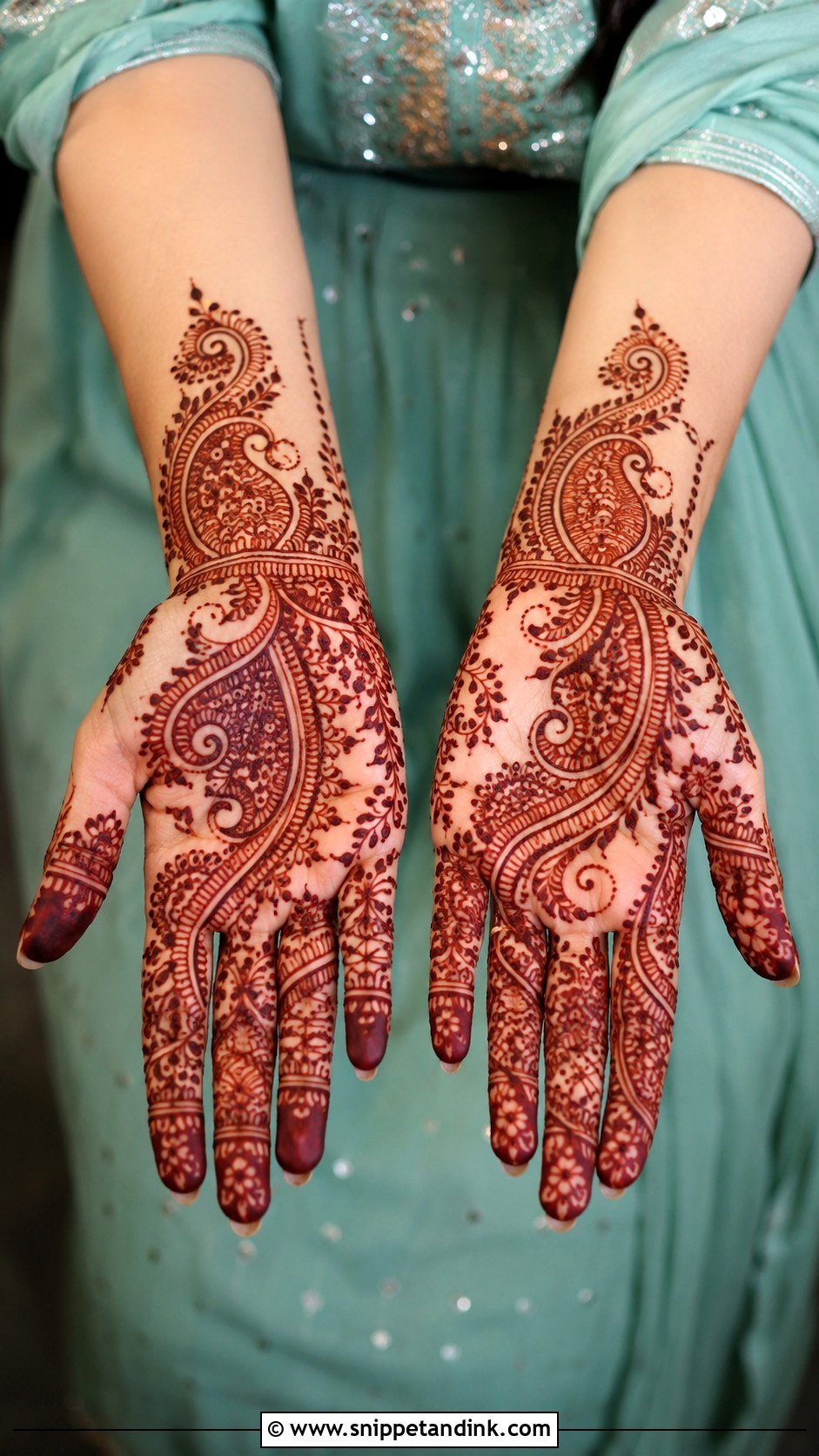 Stylish Paisley Mehndi Design - Snippet and Ink - 35 Latest Stylish Mehndi Designs