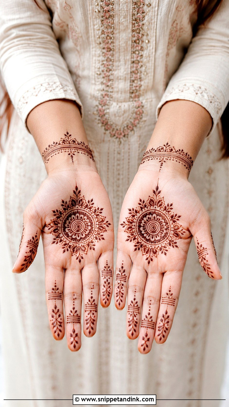 Stylish Simple Mehndi Design - Snippet and Ink - 35 Latest Stylish Mehndi Designs