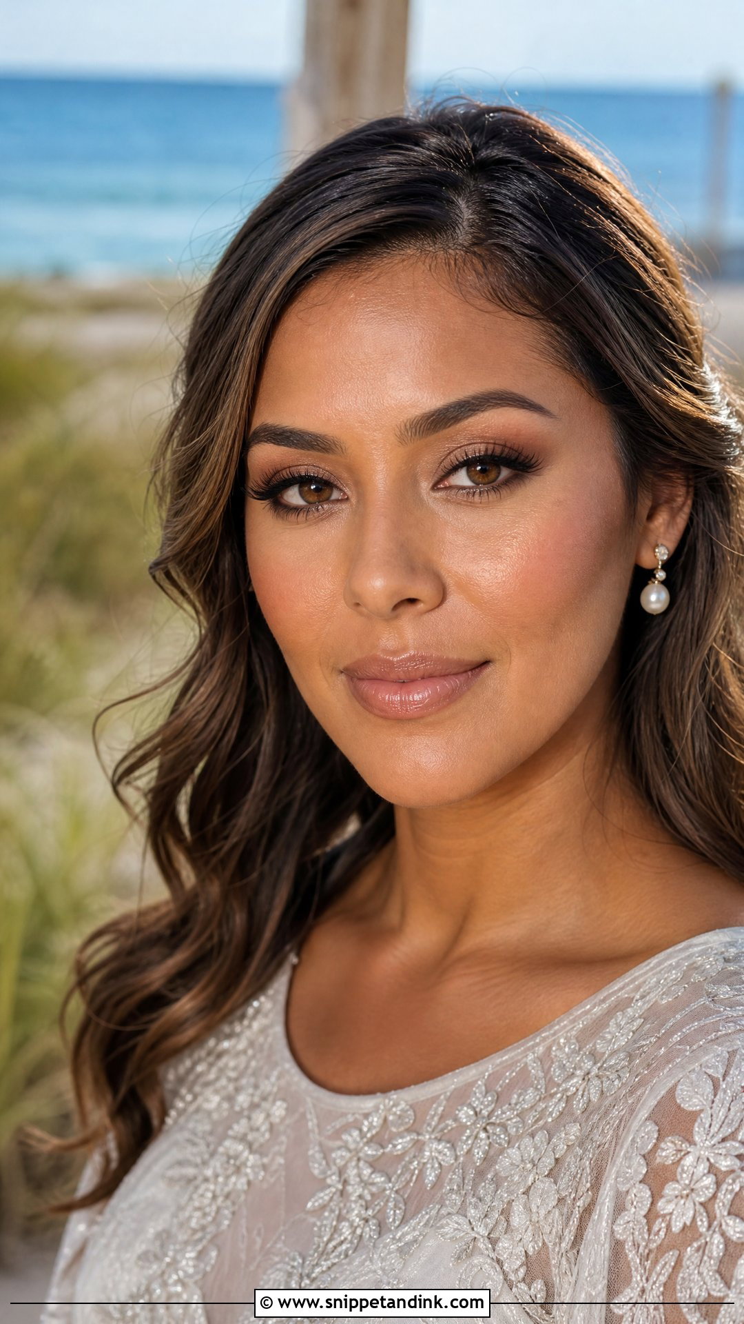 Subtle Bridal Makeup With Bronze Glow - Snippet and Ink - 25 Subtle Bridal Makeup Ideas
