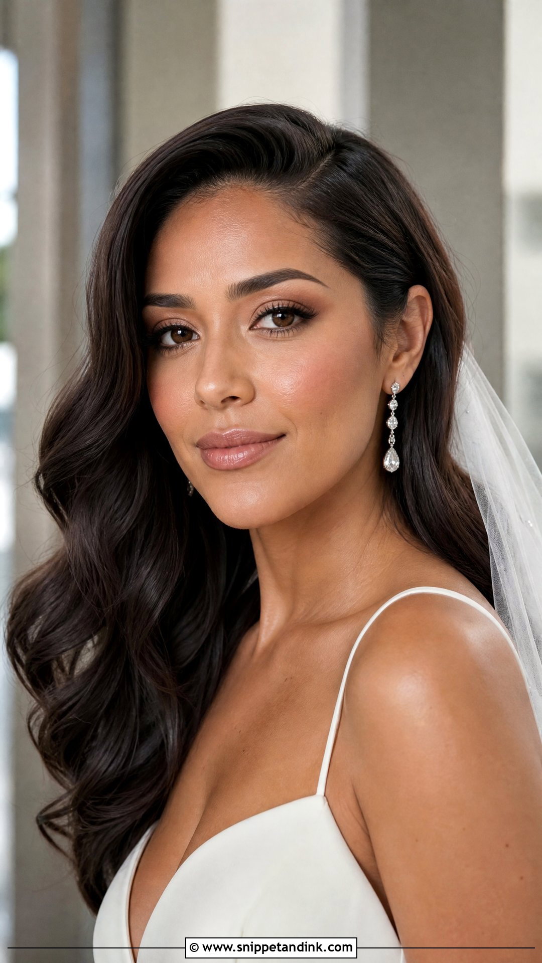 Subtle Bridal Makeup With Brown Liner - Snippet and Ink - 25 Subtle Bridal Makeup Ideas
