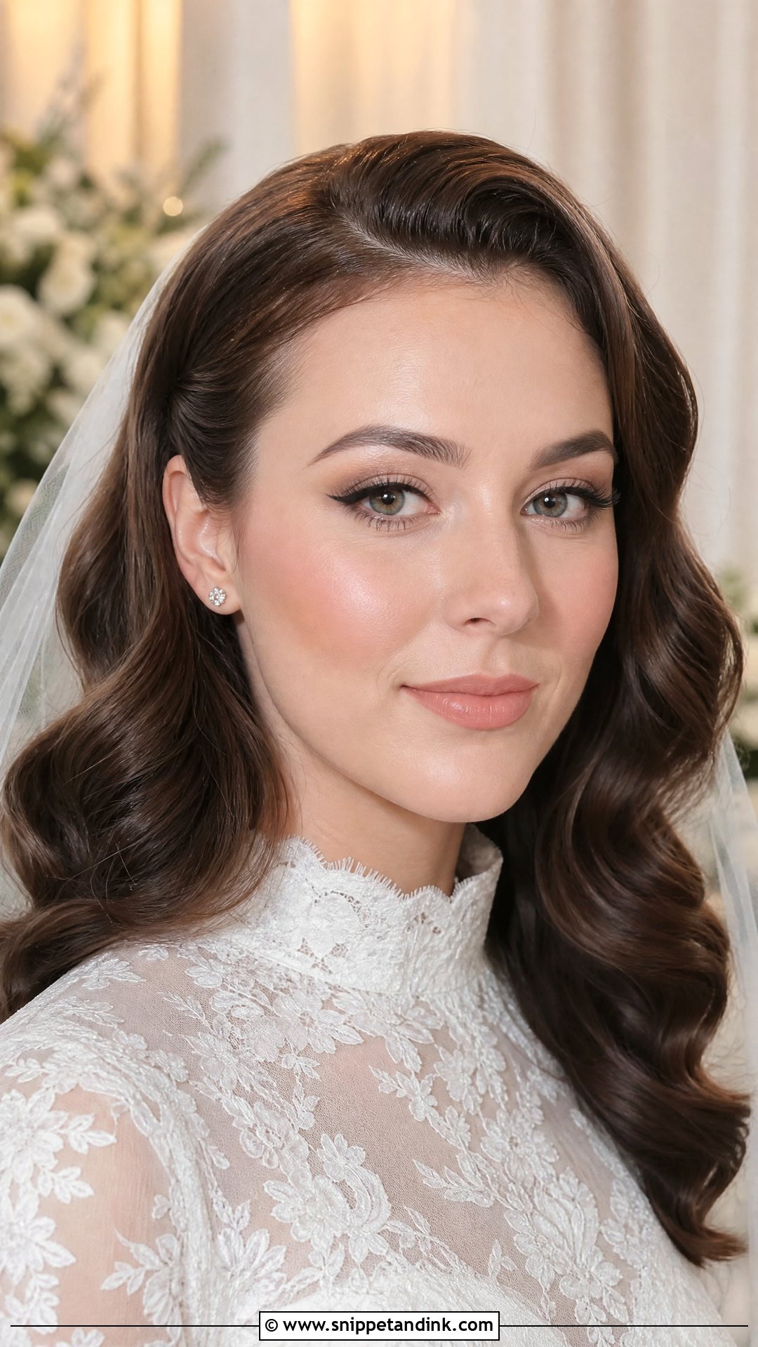 Subtle Bridal Makeup With Kitten Liner - Snippet and Ink - 25 Subtle Bridal Makeup Ideas