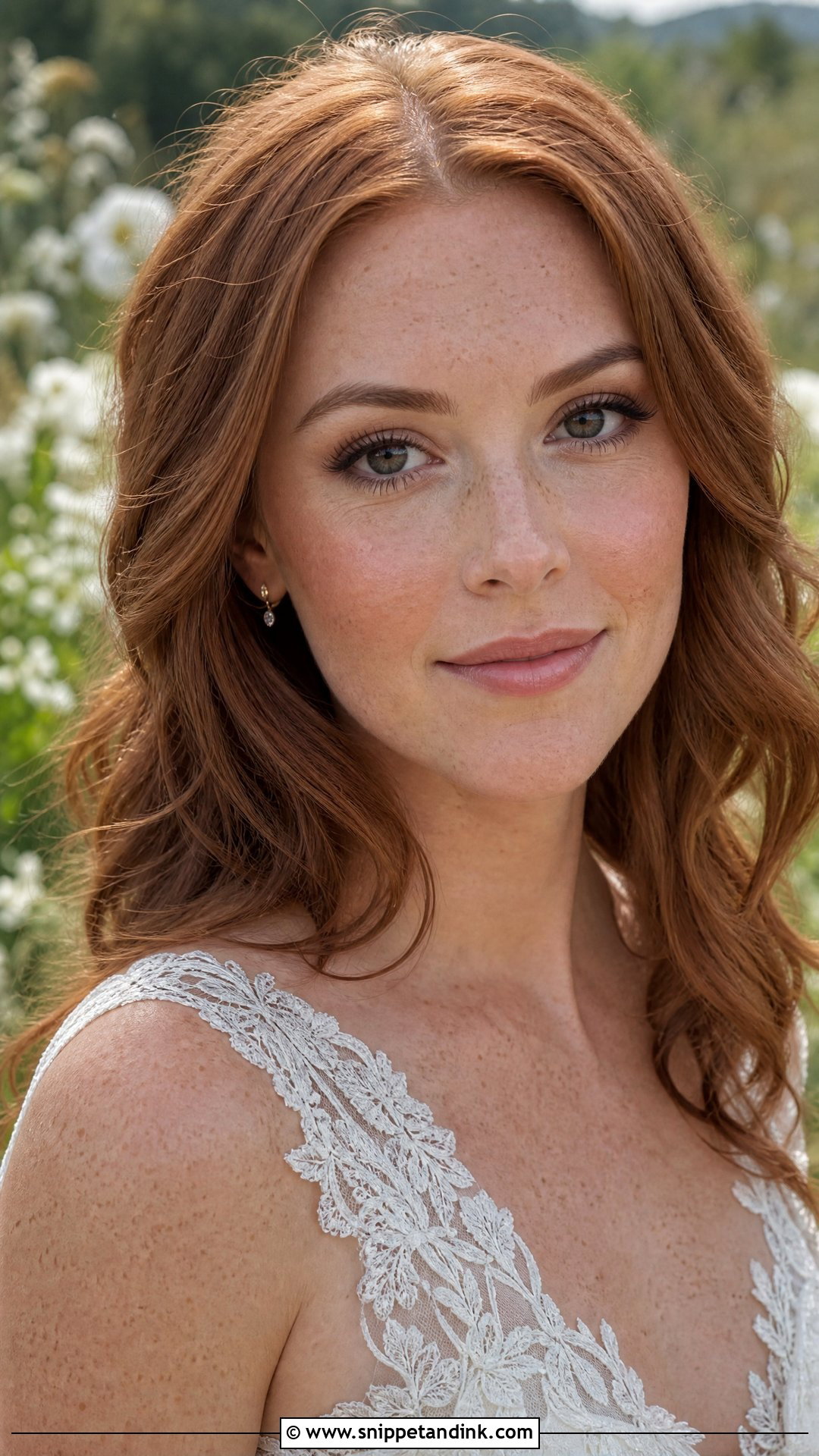 Subtle Bridal Makeup With Natural Freckles - Snippet and Ink - 25 Subtle Bridal Makeup Ideas