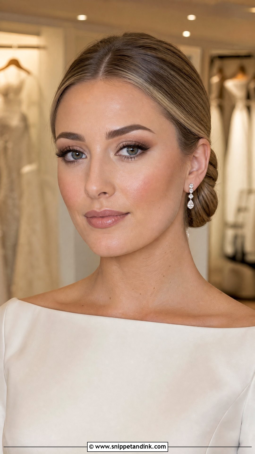 Subtle Bridal Makeup With Nude Lip - Snippet and Ink - 25 Subtle Bridal Makeup Ideas