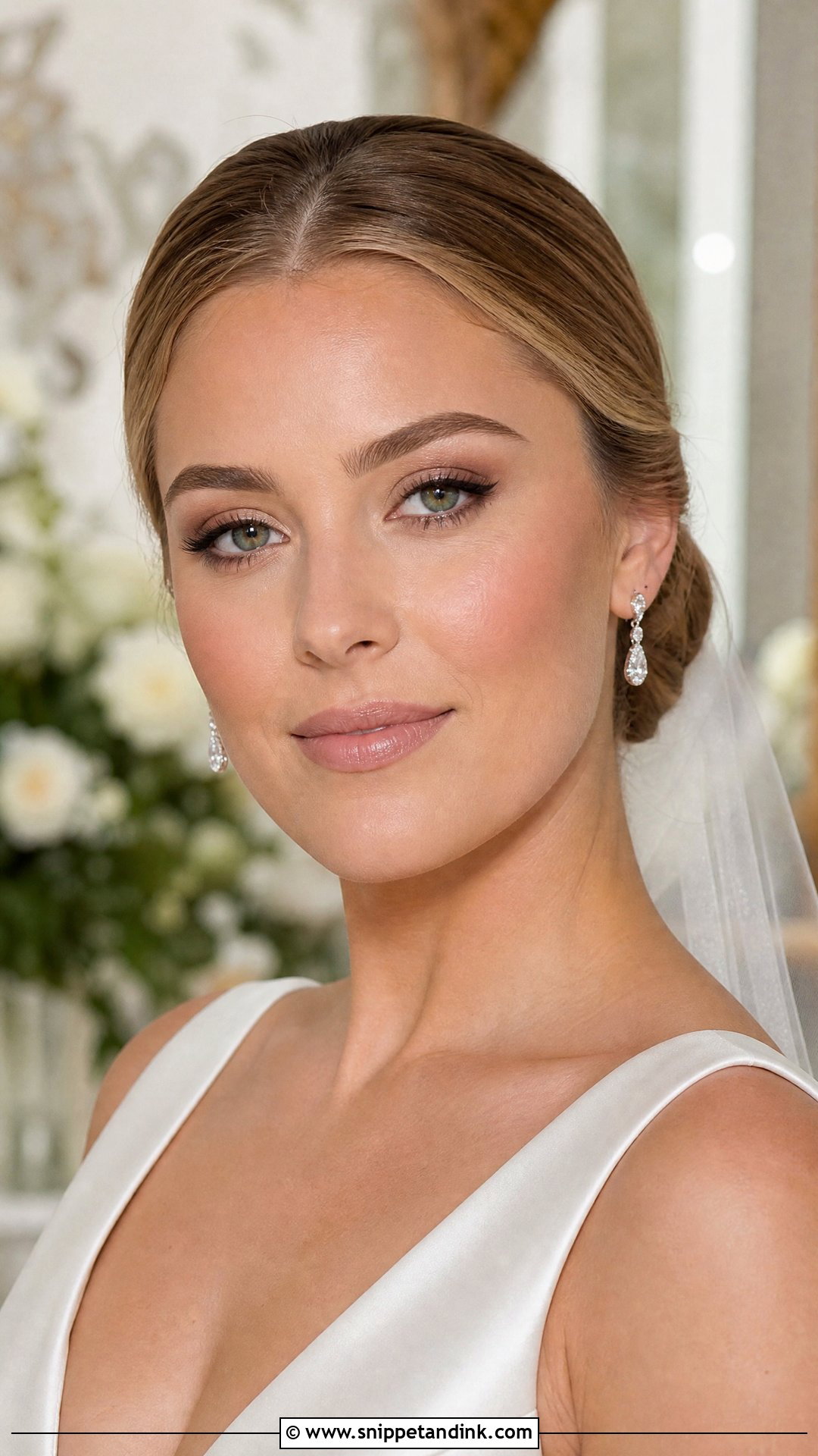 Subtle Bridal Makeup With Satin Finish - Snippet and Ink - 25 Subtle Bridal Makeup Ideas