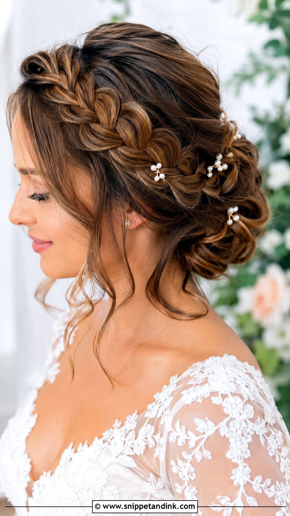 Summer Bridal Braided Updo - Snippet and Ink - 15 Summer Bridal Hairstyles