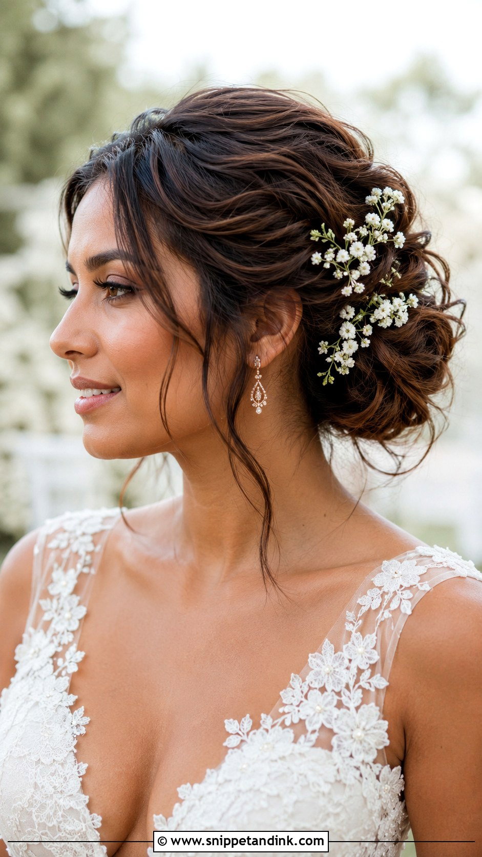 Summer Bridal Hair With Flowers - Snippet and Ink - 15 Summer Bridal Hairstyles