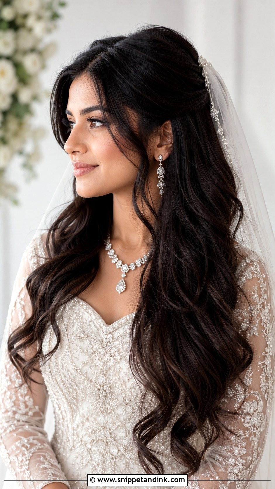 Summer Bridal Long Hair - Snippet and Ink - 15 Summer Bridal Hairstyles