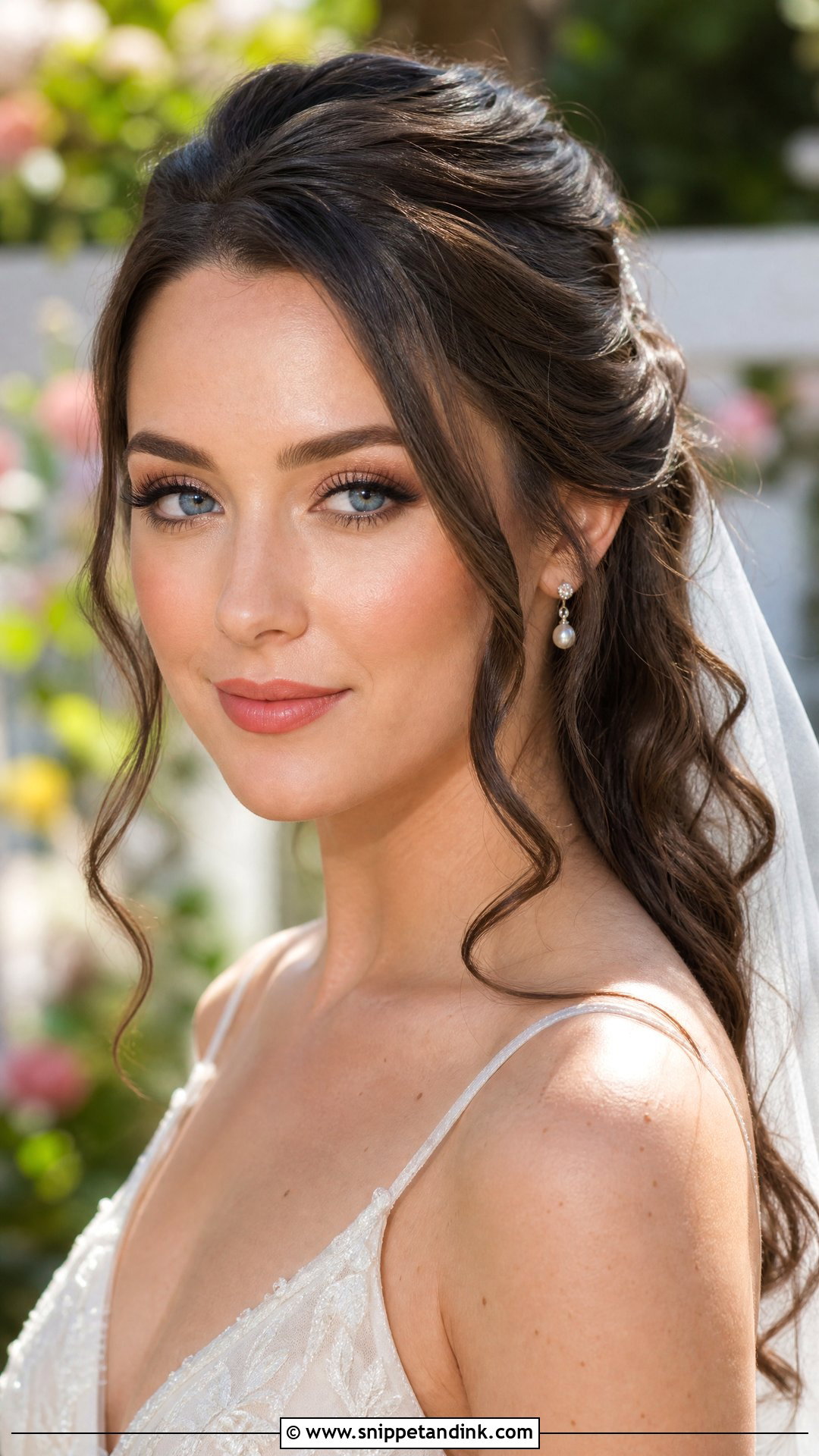 Summer Bridal Makeup For Blue Eyes Brunette - Snippet and Ink - 25 Bridal Makeup for Blue Eyes Brunette