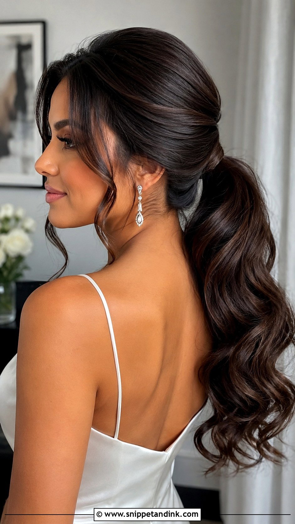 Summer Bridal Ponytail - Snippet and Ink - 15 Summer Bridal Hairstyles