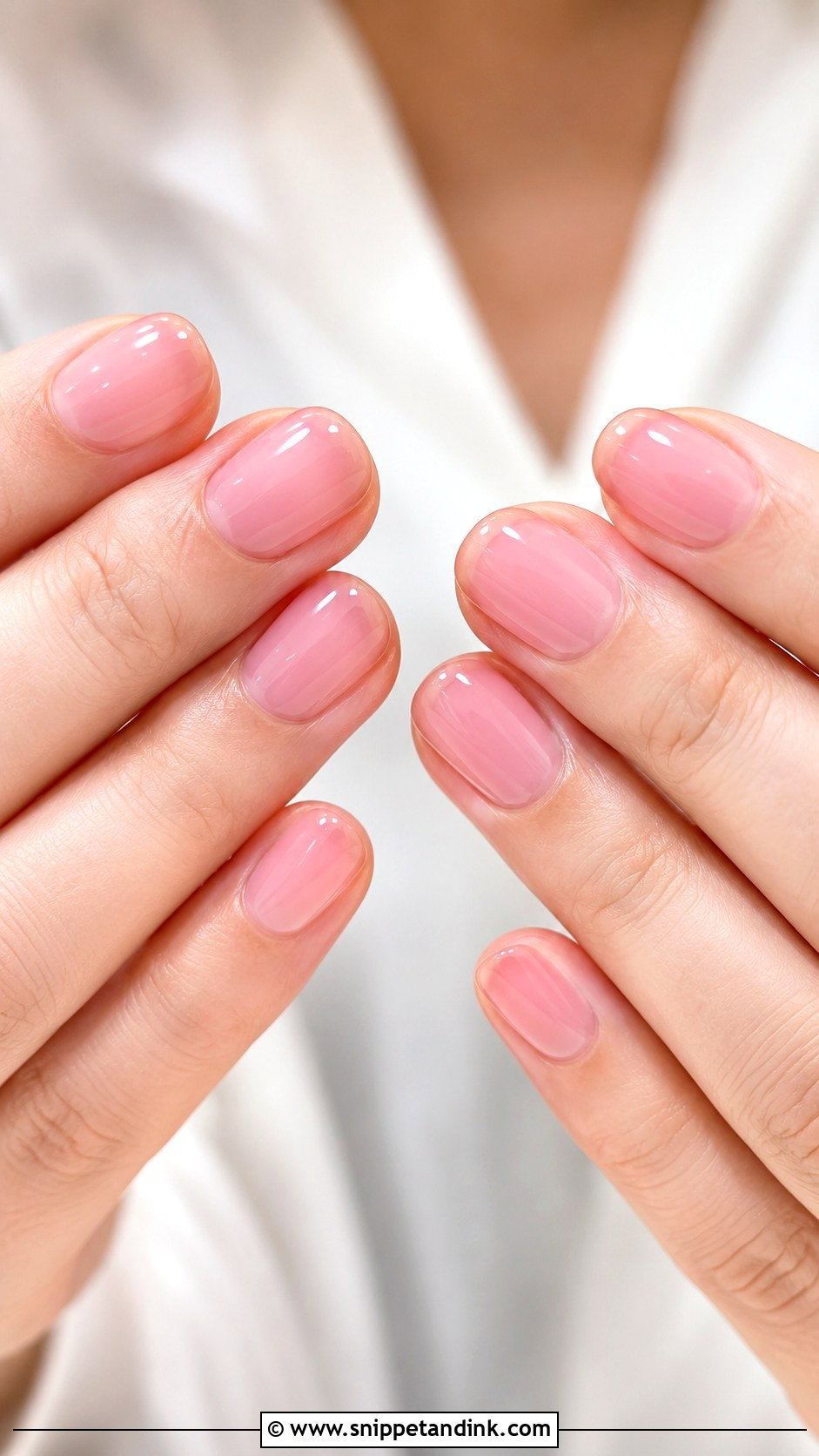 Summer Bridal Sheer Jelly Nails - Snippet and Ink - 20 Summer Bridal Nails