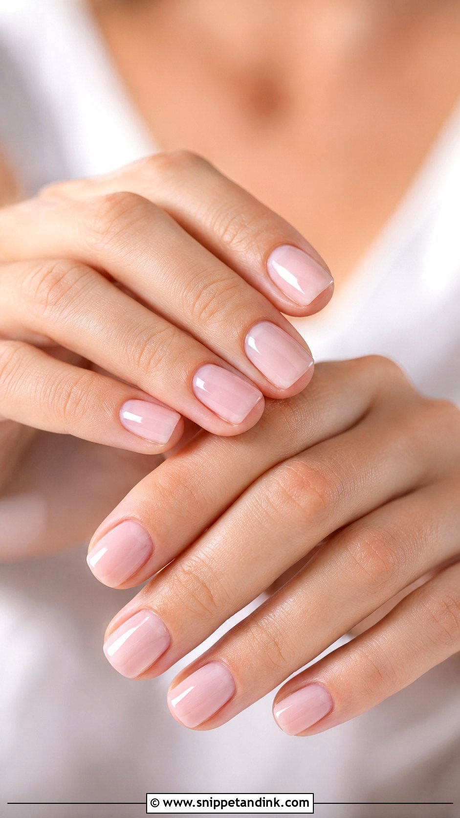 Summer Bridal Short Square Nails - Snippet and Ink - 20 Summer Bridal Nails