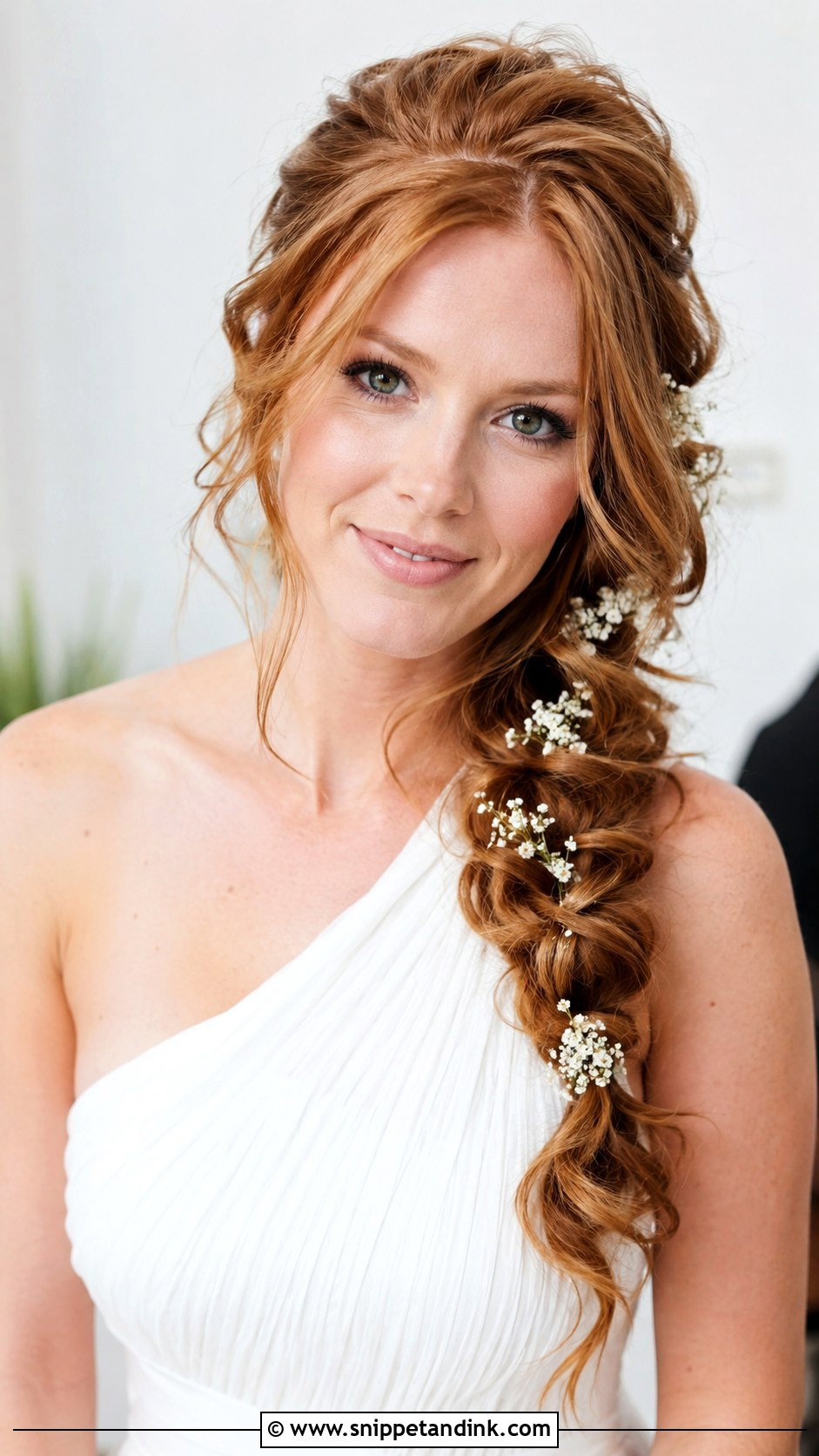 Summer Bridal Side Braid - Snippet and Ink - 15 Summer Bridal Hairstyles