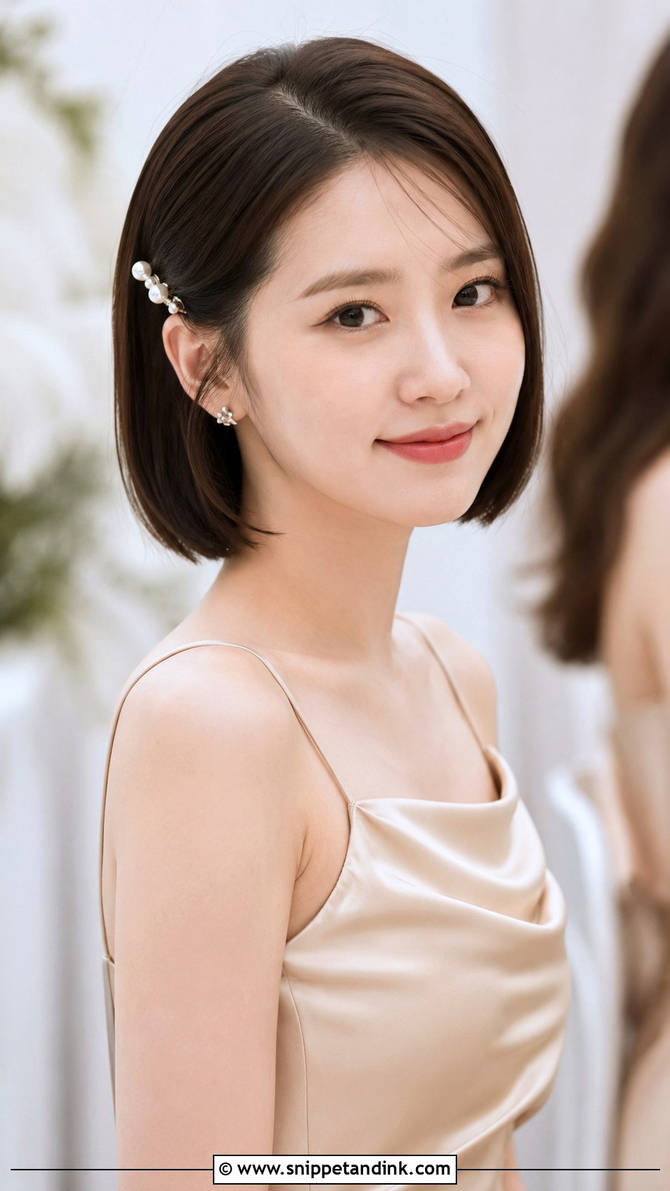 Summer Bridesmaid Bob Hair - Snippet and Ink - 20 Summer Bridesmaid Hair Ideas