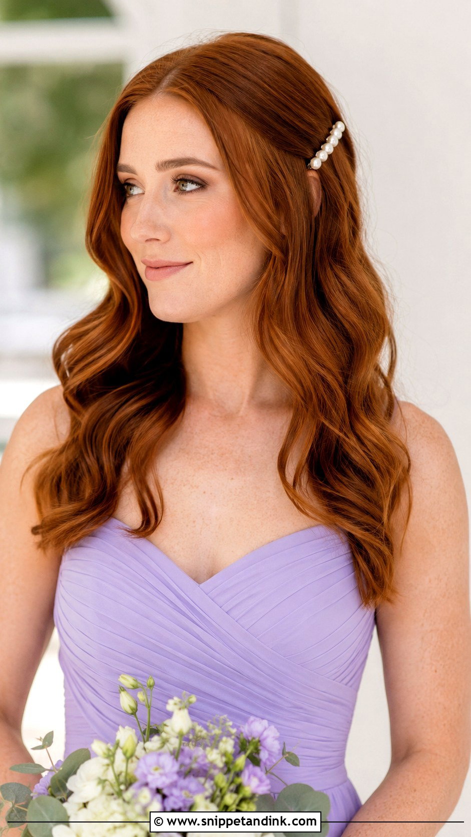 Summer Bridesmaid Loose Waves - Snippet and Ink - 20 Summer Bridesmaid Hair Ideas