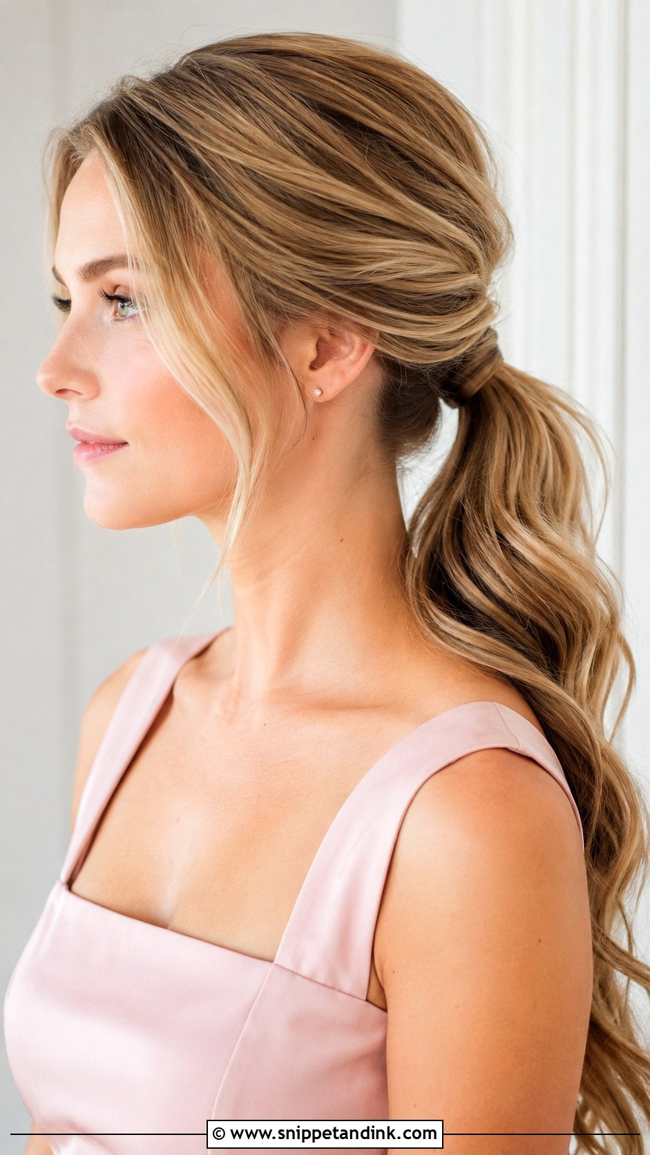Summer Bridesmaid Ponytail - Snippet and Ink - 20 Summer Bridesmaid Hair Ideas