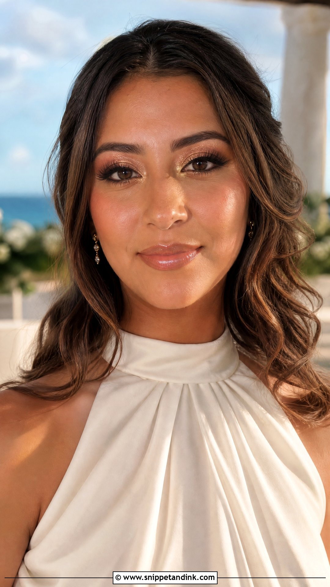 Summer Glam Bride Makeup - Snippet and Ink - 35 Glam Bride Makeup Ideas