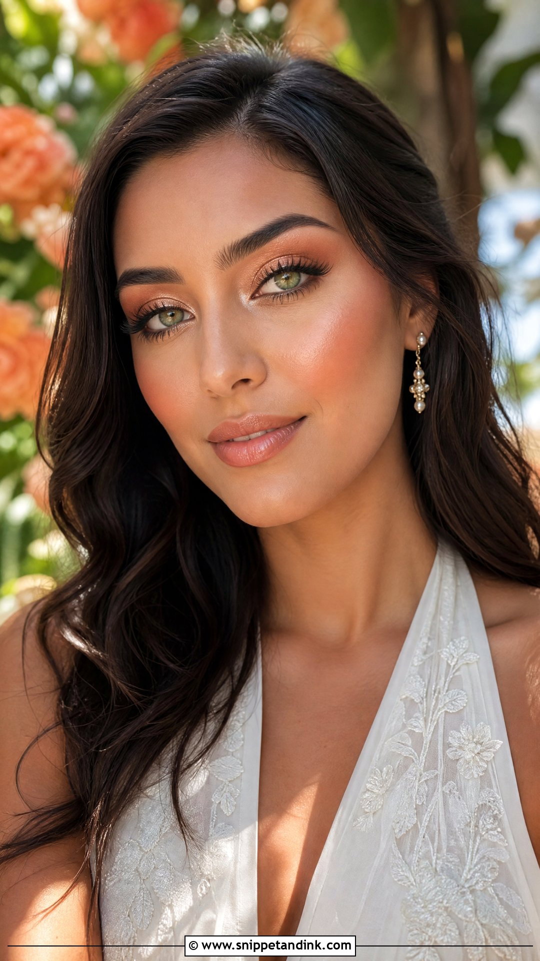 Summer Wedding Makeup For Green Eyes - Snippet and Ink - 20 Glowy Wedding Makeup for Green Eyes