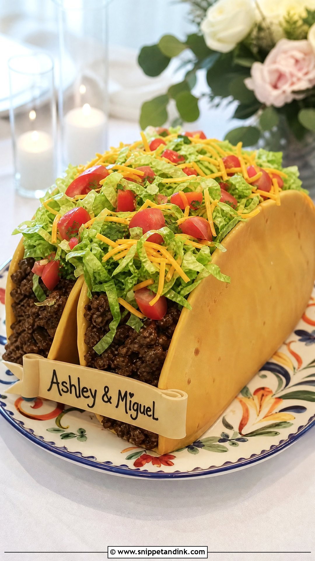 Taco Grooms Cake - Snippet and Ink - 25 Grooms Cake Ideas