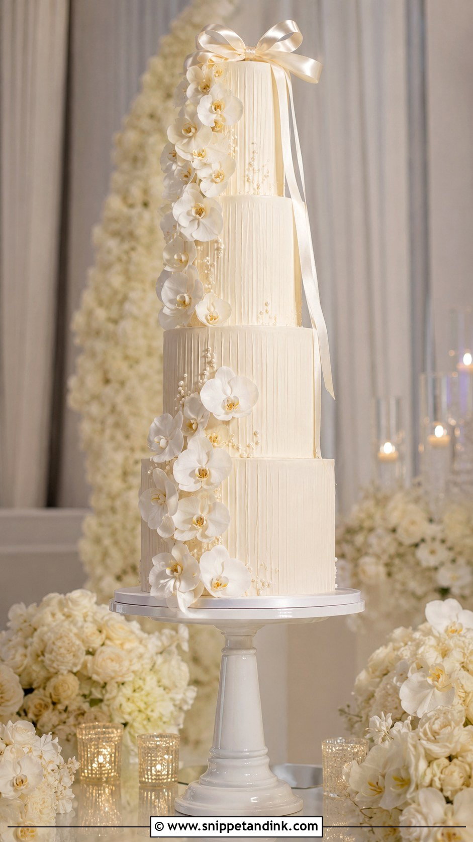 Tall Wedding Cake - Snippet and Ink - 20 Type of Cakes for Wedding
