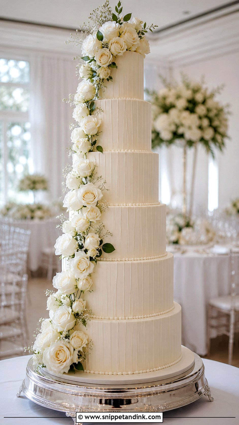 Tall Wedding Cake For 150 Guests - Snippet and Ink - 20 Wedding Cake for 150 Guests