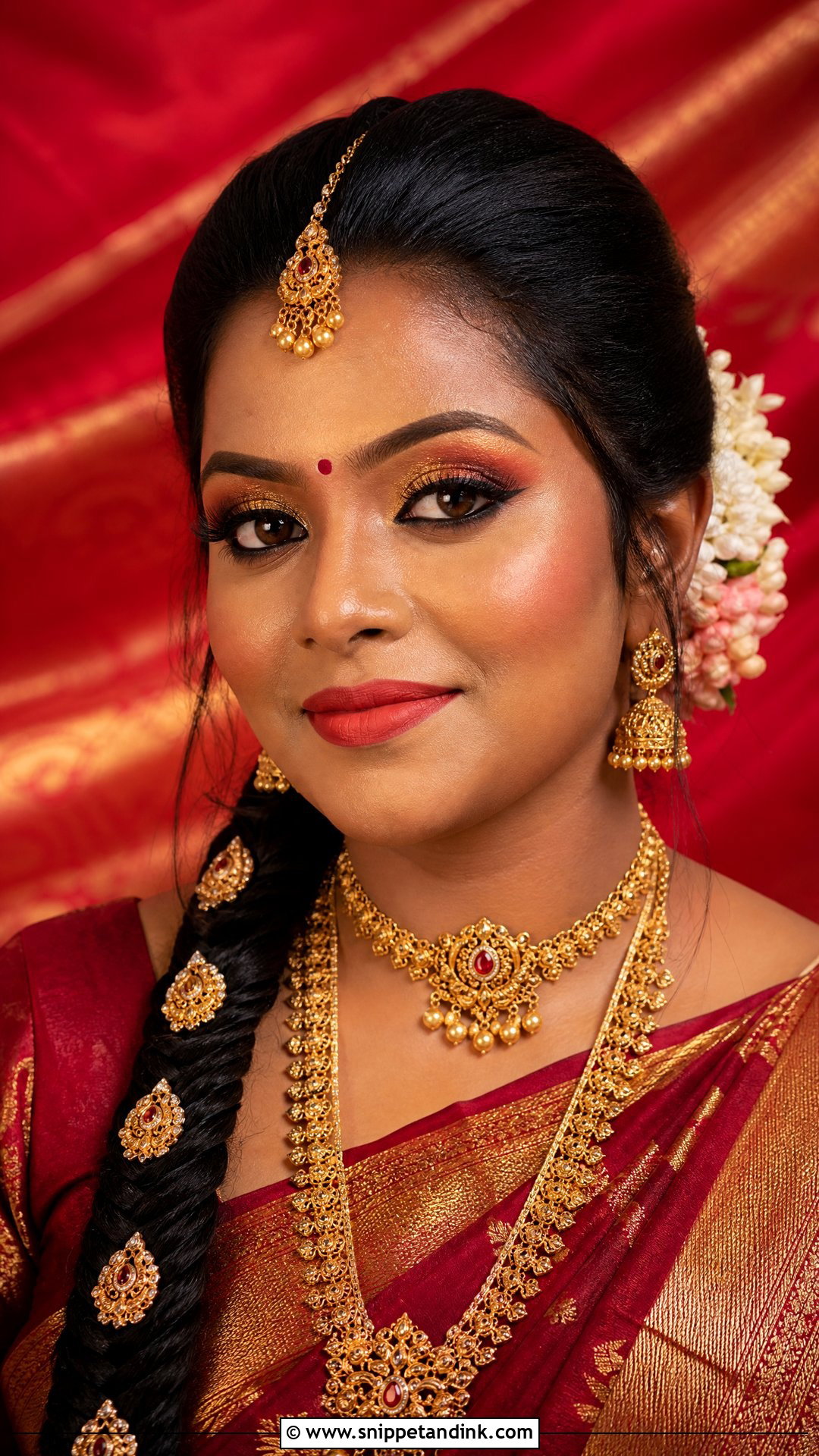 Tamil Bridal HD Makeup - Snippet and Ink - 25 Indian Bridal HD Makeup Looks