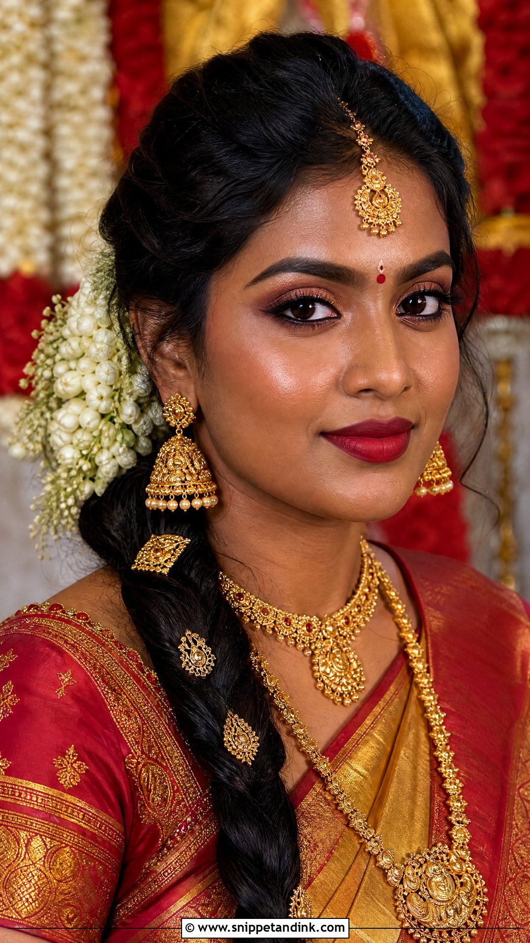 Tamil Bridal Makeup - Snippet and Ink - 20 South Asian Bridal Makeup Ideas
