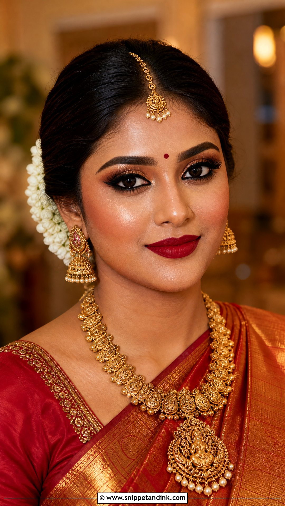 Tamil Bridal Makeup - Snippet and Ink - 20 Traditional South Indian Bridal Makeup Ideas