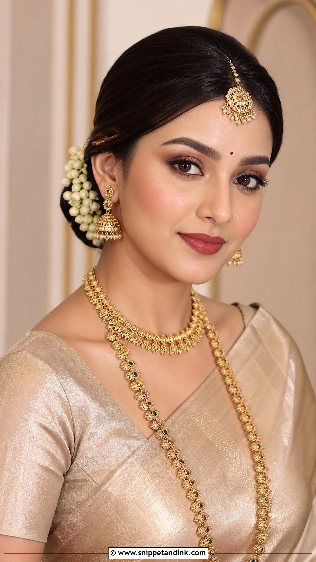 Tamil Bridal Makeup With Modern Look - Snippet and Ink - 20 Tamil Bridal Makeup Ideas