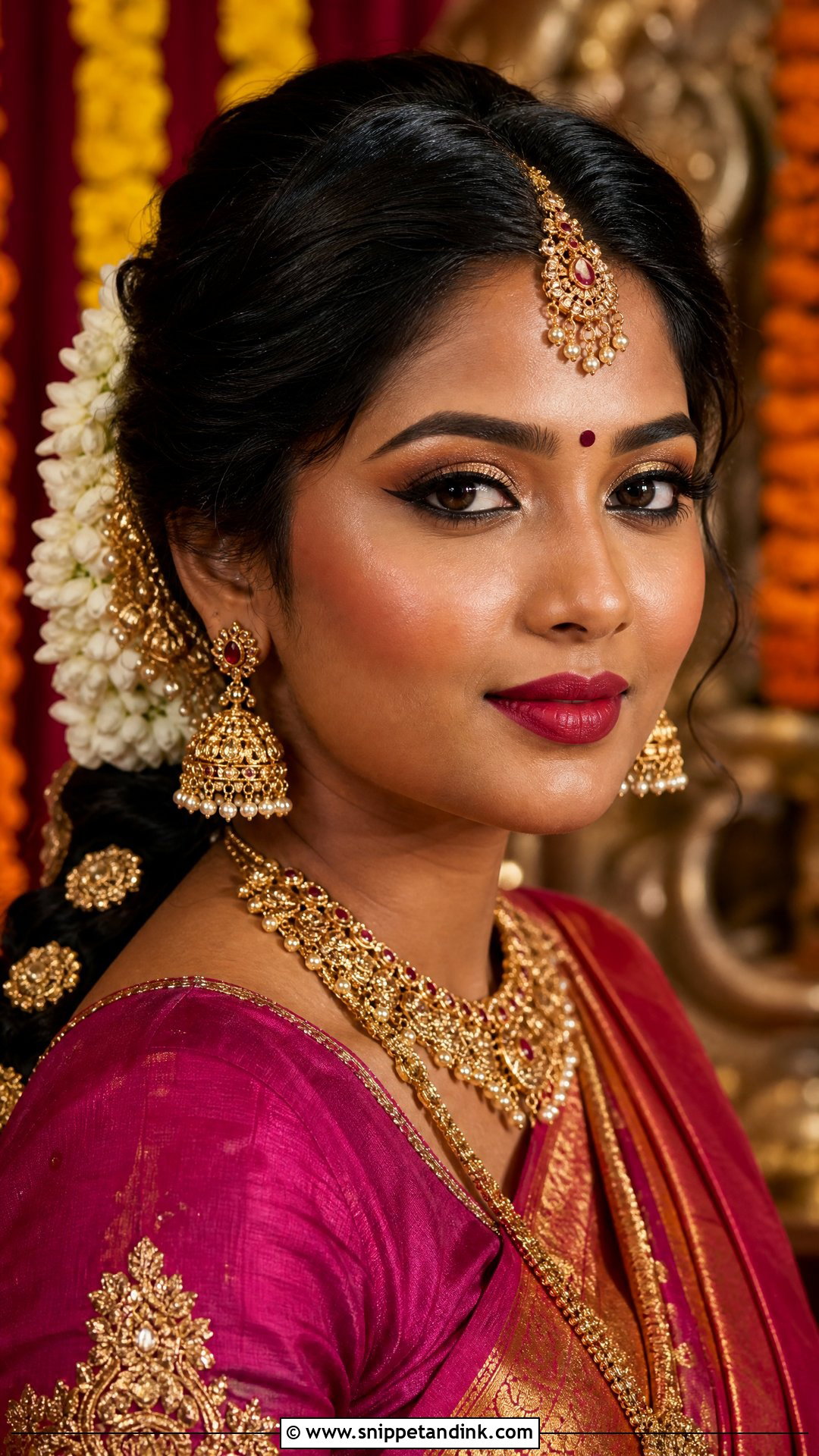 Tamil Hindu Bridal Makeup - Snippet and Ink - 20 Hindu Bridal Makeup Ideas