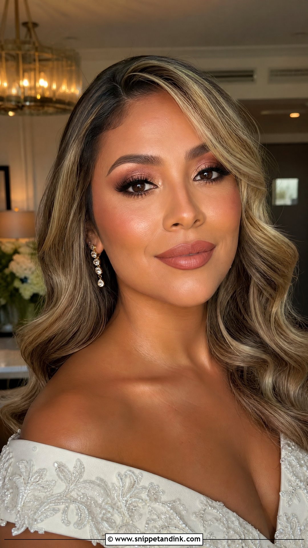 Tan Skin Bridal Makeup For Blondes - Snippet and Ink - 30 Bridal Makeup for Blondes