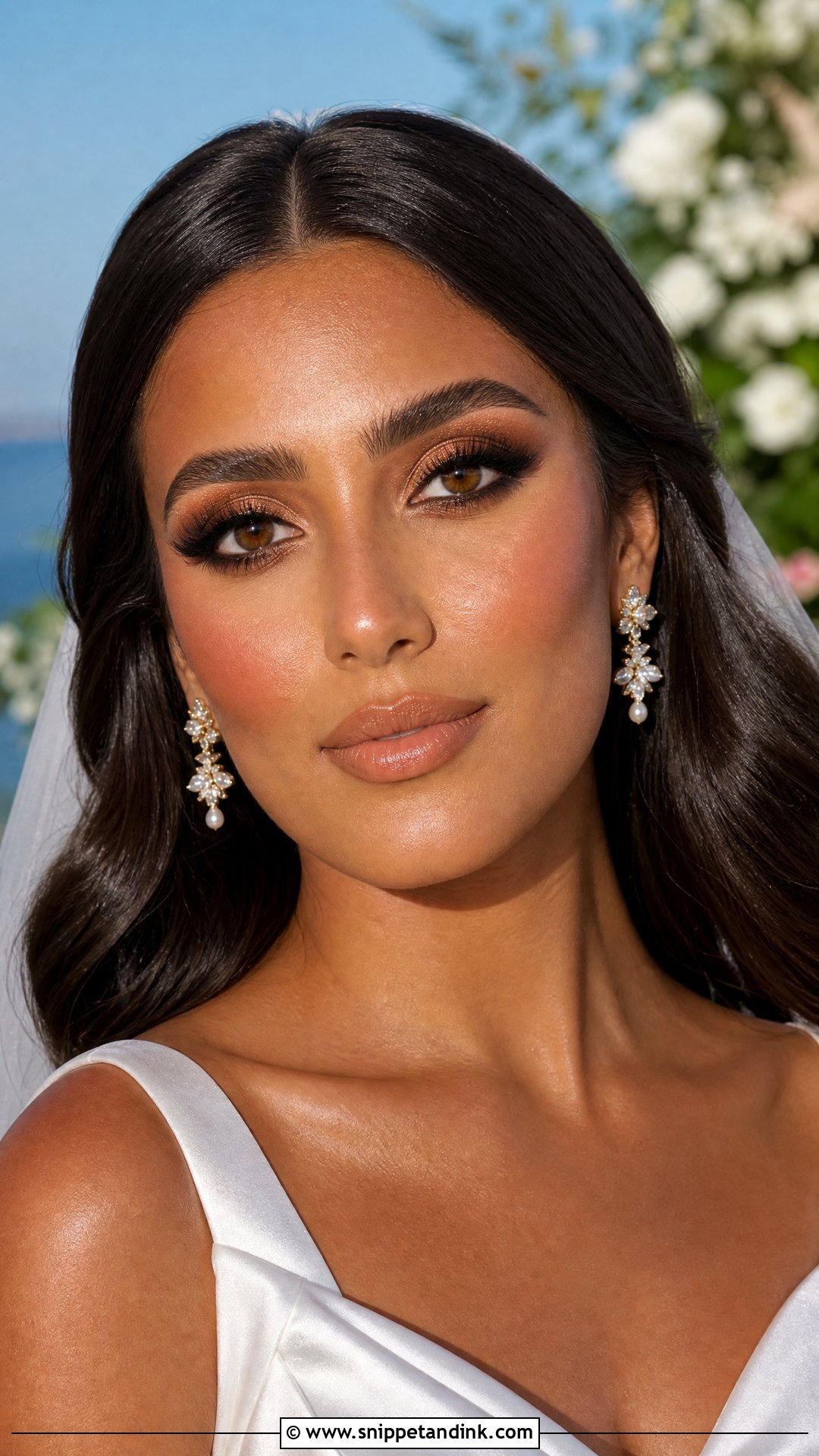 Tan Skin Bridal Makeup For Brown Eyes - Snippet and Ink - 25 Natural Bridal Makeup for Brown Eyes Brunettes