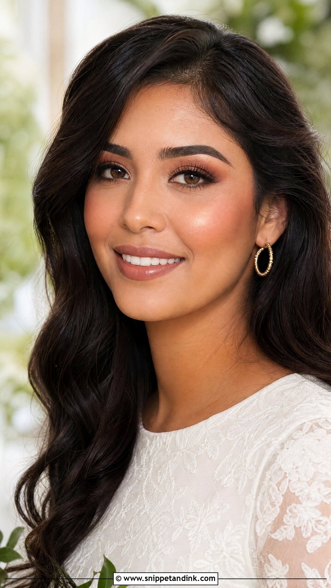 Tan Skin Brunette Wedding Makeup - Snippet and Ink - 20 Natural Wedding Makeup Brunette Ideas