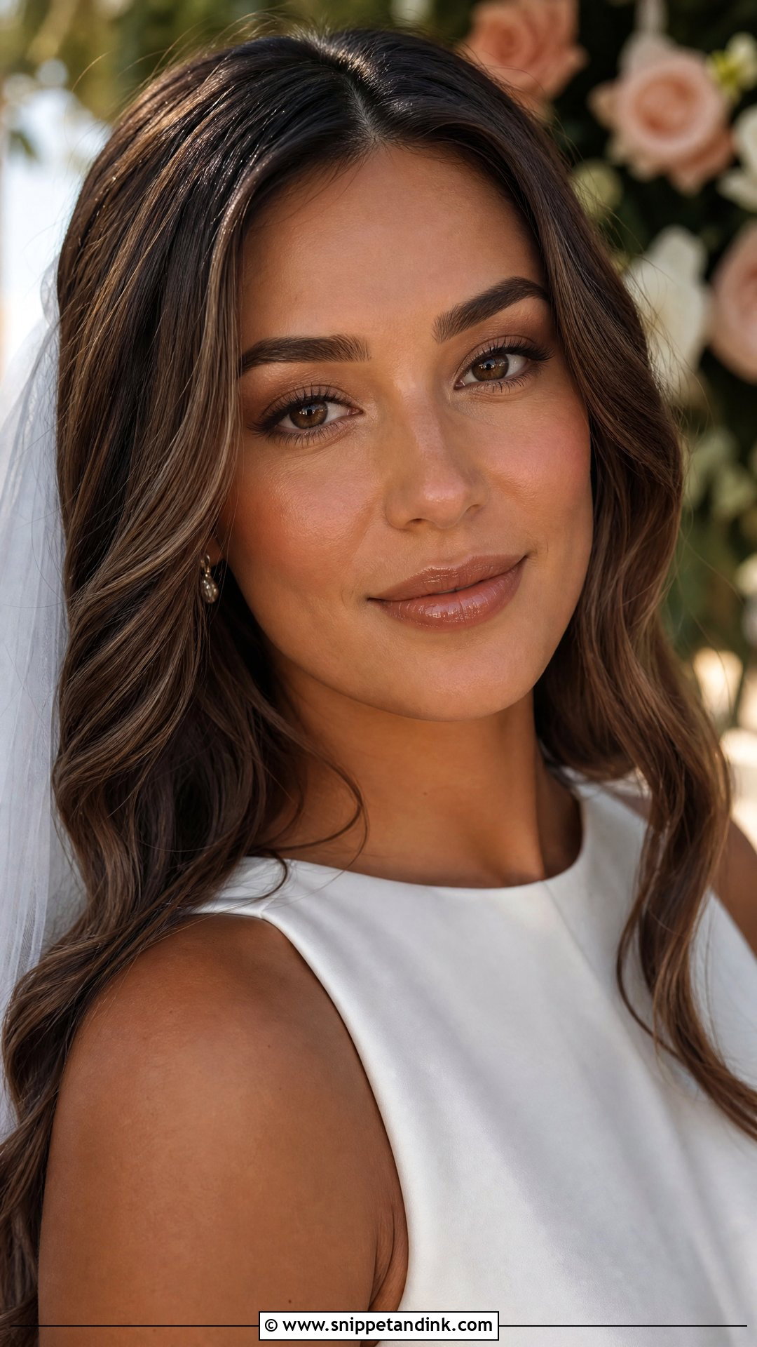 Tan Skin Wedding Makeup With Natural Glow - Snippet and Ink - 20 Wedding Makeup Tan Skin Ideas