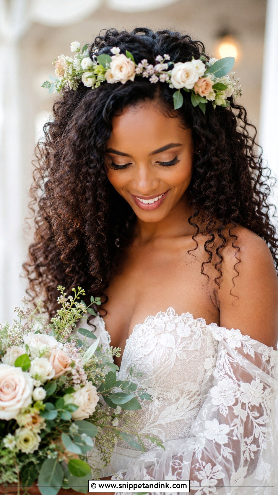 Tapered Natural Cut for Bride - Snippet and Ink - 20 Natural Hairstyles for Wedding