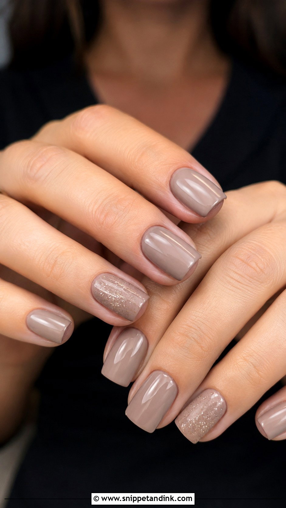 Taupe Autumn Wedding Nails - Snippet and Ink - 20 Autumn Wedding Nails