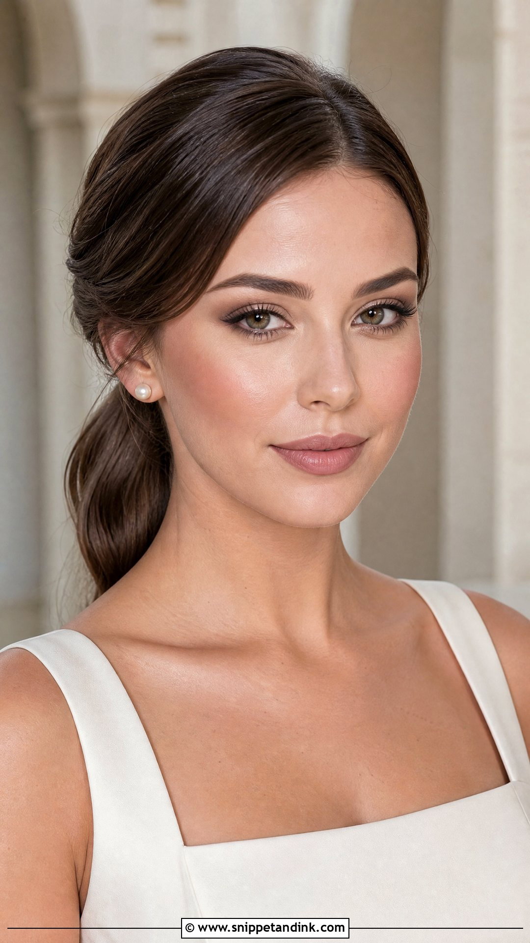 Taupe Bridal Makeup For Blue Eyes - Snippet and Ink - 20 Bridal Glam Makeup for Blue Eyes