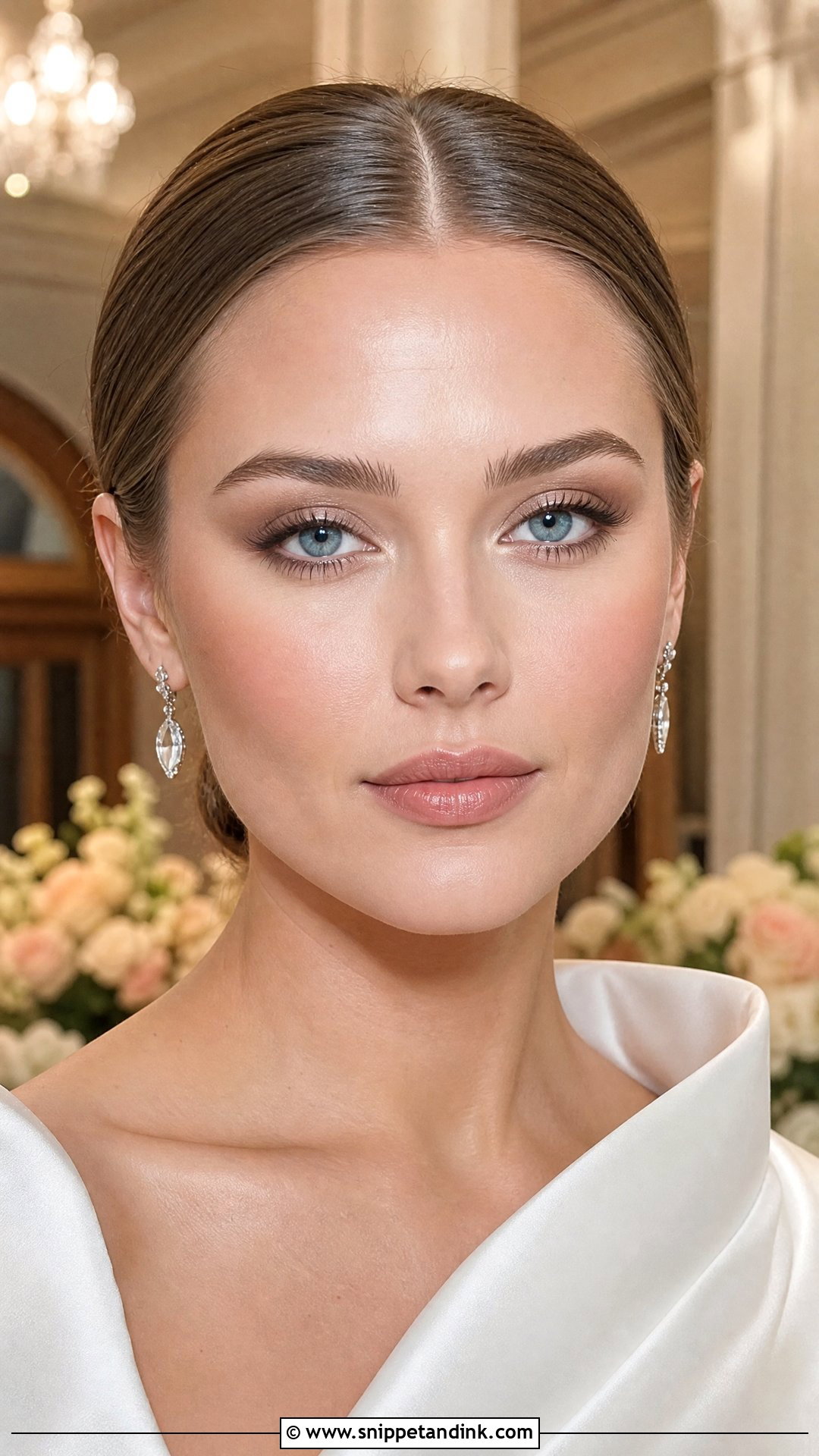 Taupe Bridal Makeup For Blue Eyes - Snippet and Ink - 20 Blue Eye Bridal Makeup Ideas
