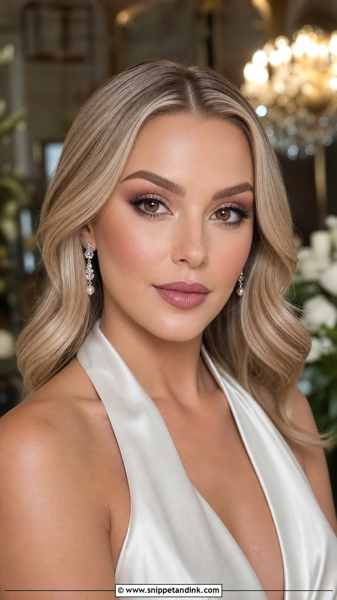 Taupe Bridal Makeup For Brown Eyes - Snippet and Ink - 20 Glam Bridal Makeup for Brown Eyes