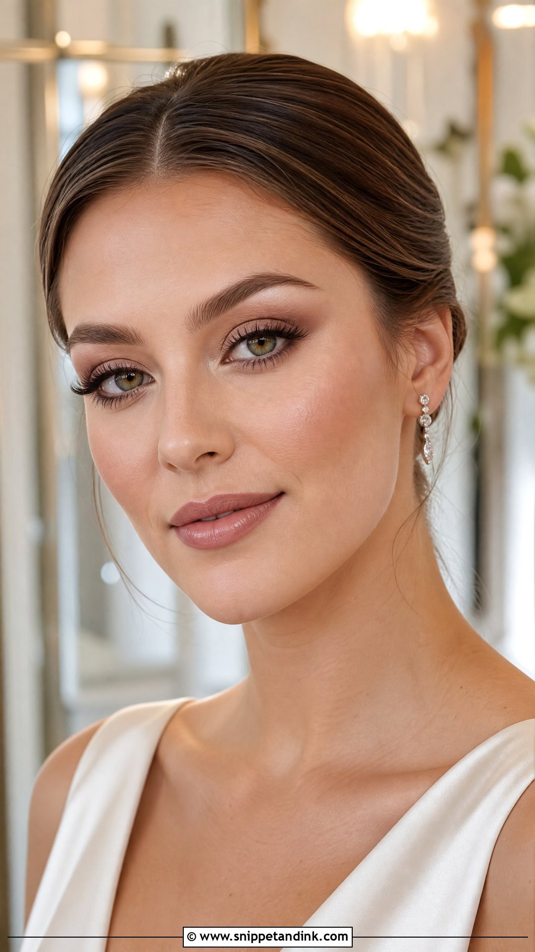 Taupe Bridal Makeup For Brown Eyes - Snippet and Ink - 25 Glowy Bridal Makeup for Brown Eyes