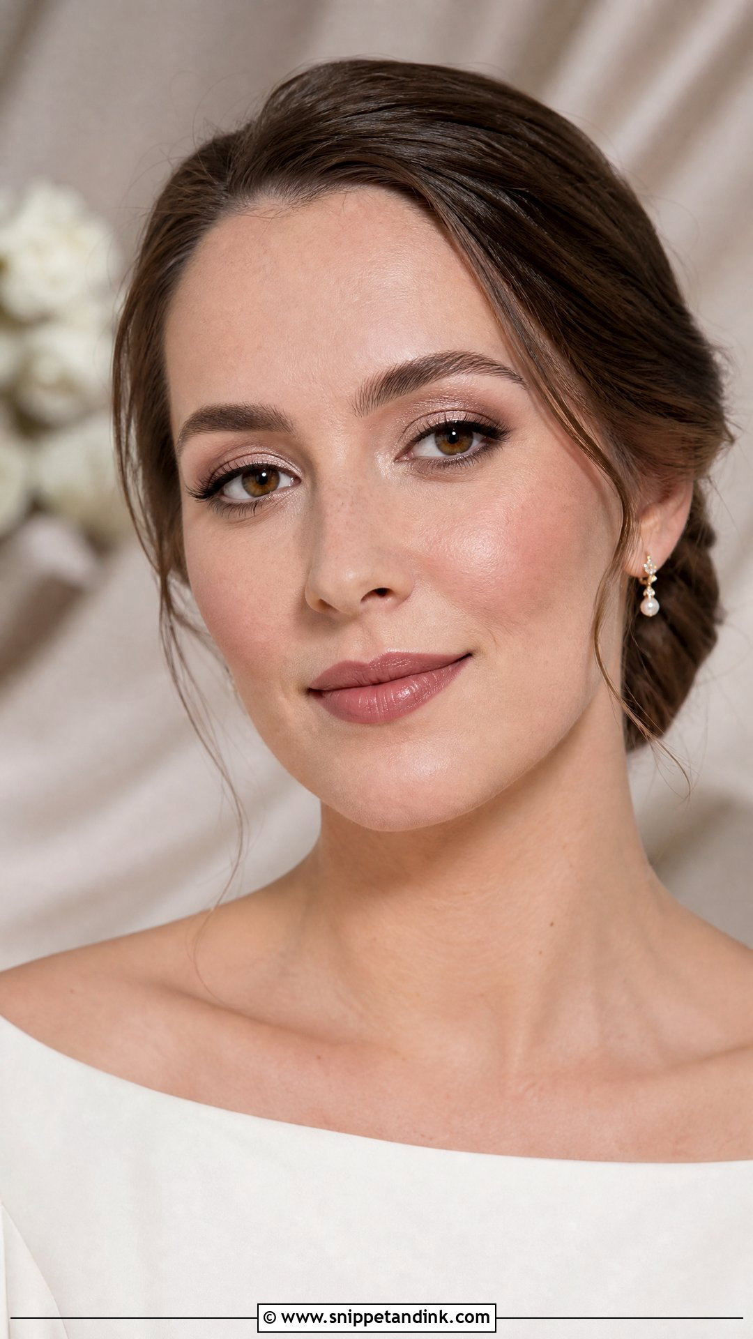 Taupe Bridal Makeup For Brown Eyes - Snippet and Ink - 25 Natural Glam Wedding Makeup for Brown Eyes