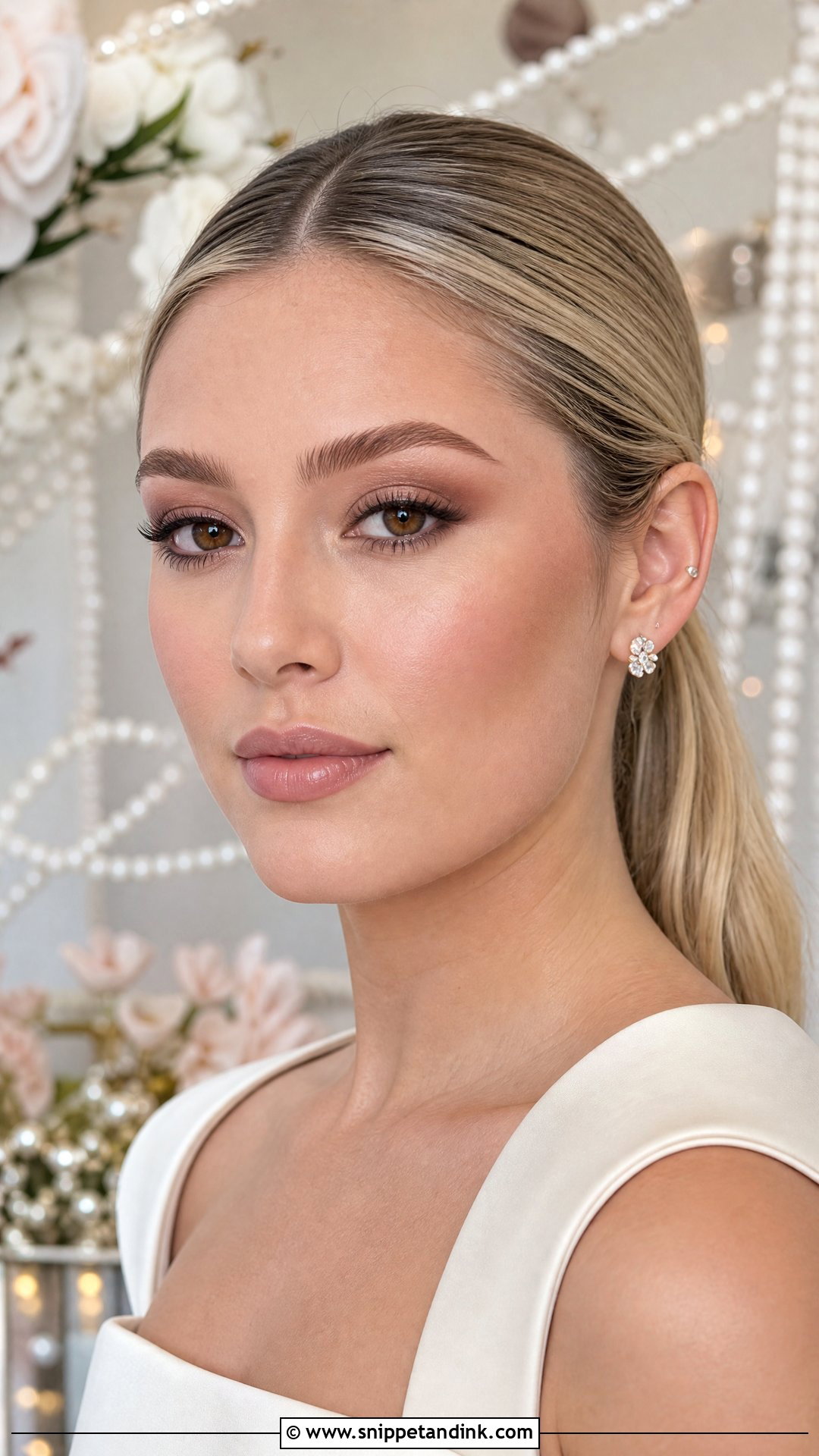 Taupe Bridal Makeup For Brown Eyes - Snippet and Ink - 20 Bridal Wedding Makeup for Brown Eyes