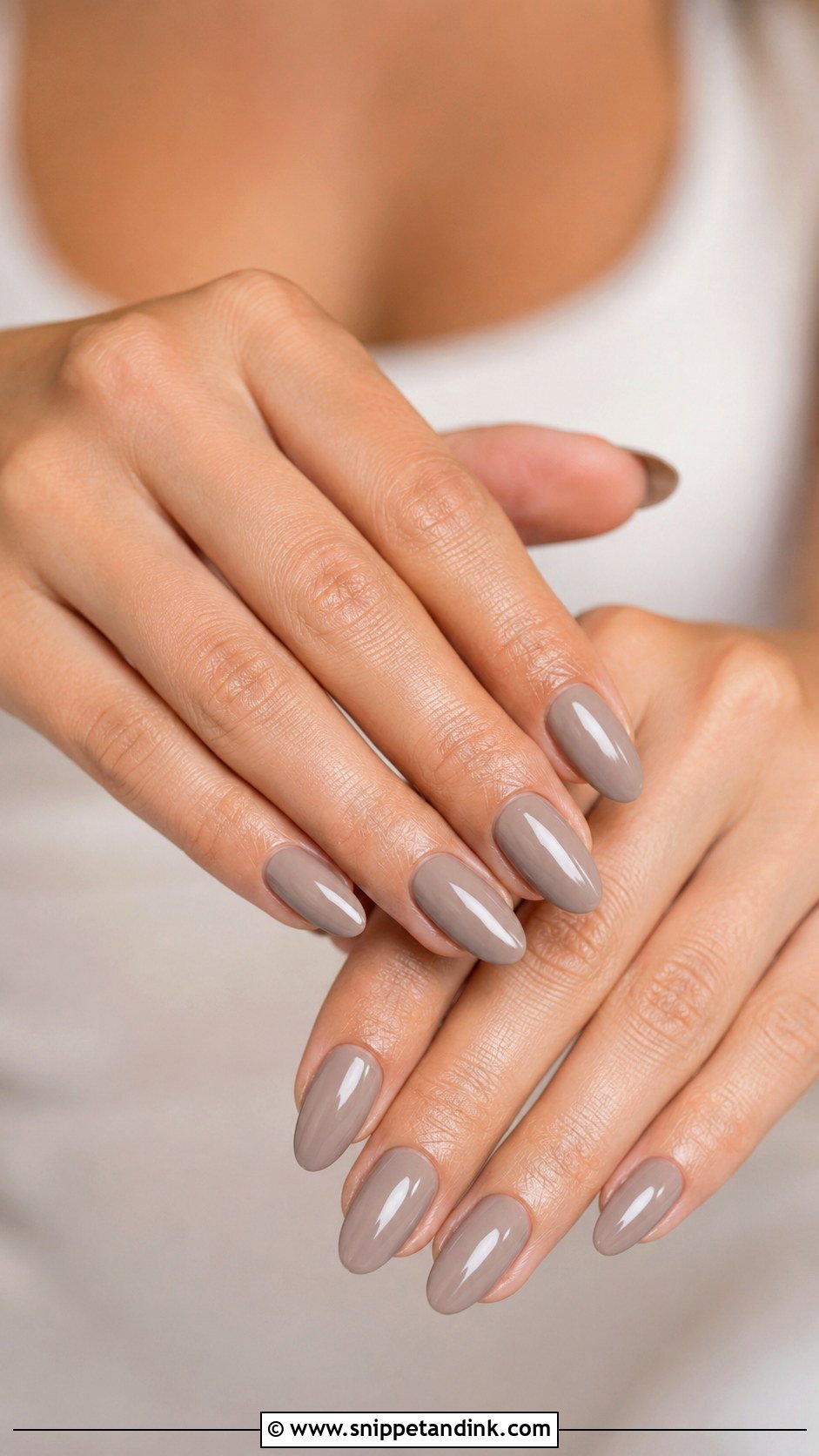 Taupe Bridal Nails - Snippet and Ink - 20 Bridal Nail Color Ideas