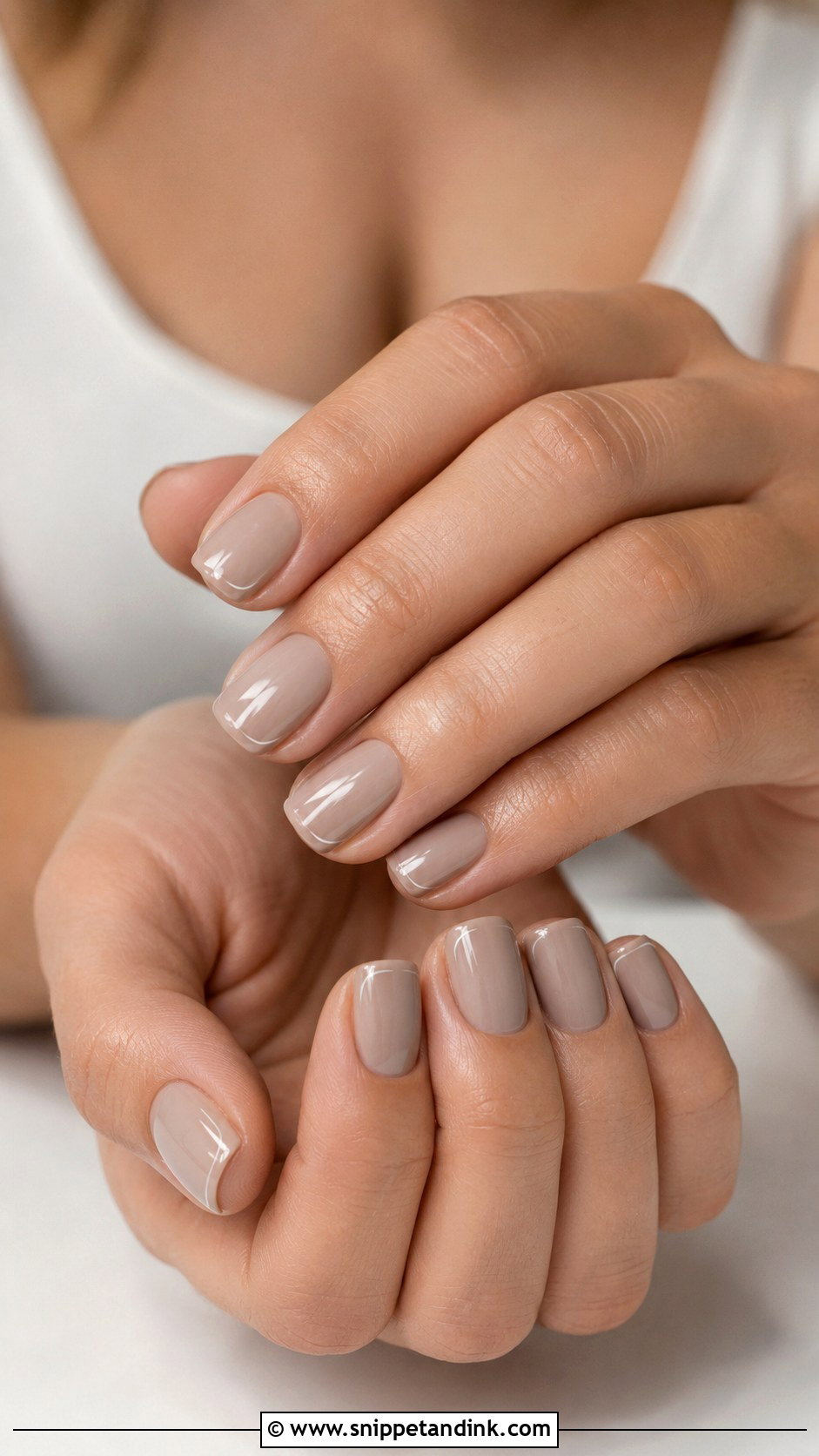 Taupe Fall Wedding Nails - Snippet and Ink - 30 Fall Wedding Nails