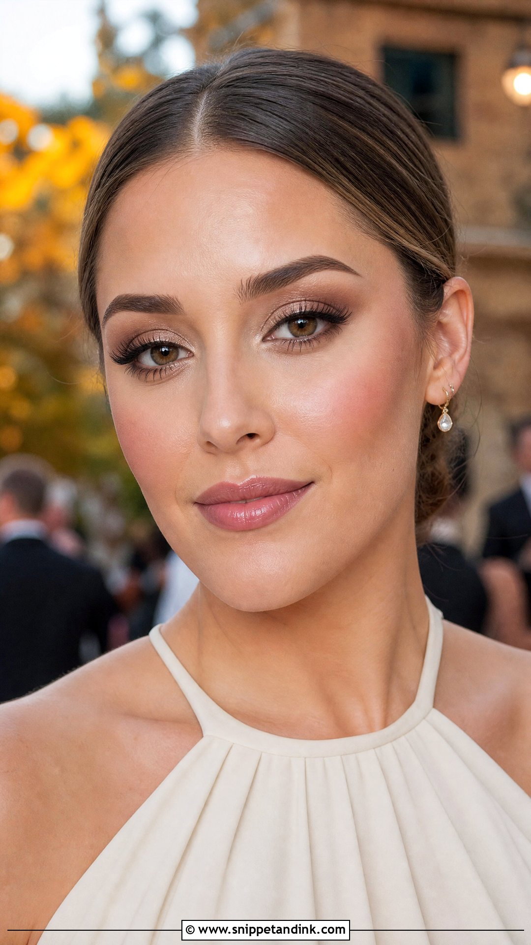Taupe Glam Fall Wedding Makeup For Brown Eyes - Snippet and Ink - 20 Fall Wedding Makeup for Brown Eyes