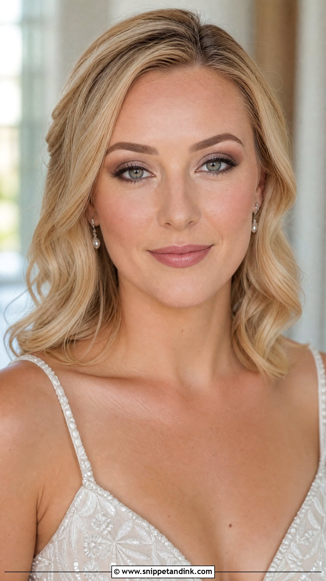 Taupe Smokey Eye Bridal Makeup - Snippet and Ink - 20 Smokey Eye Bridal Makeup Ideas