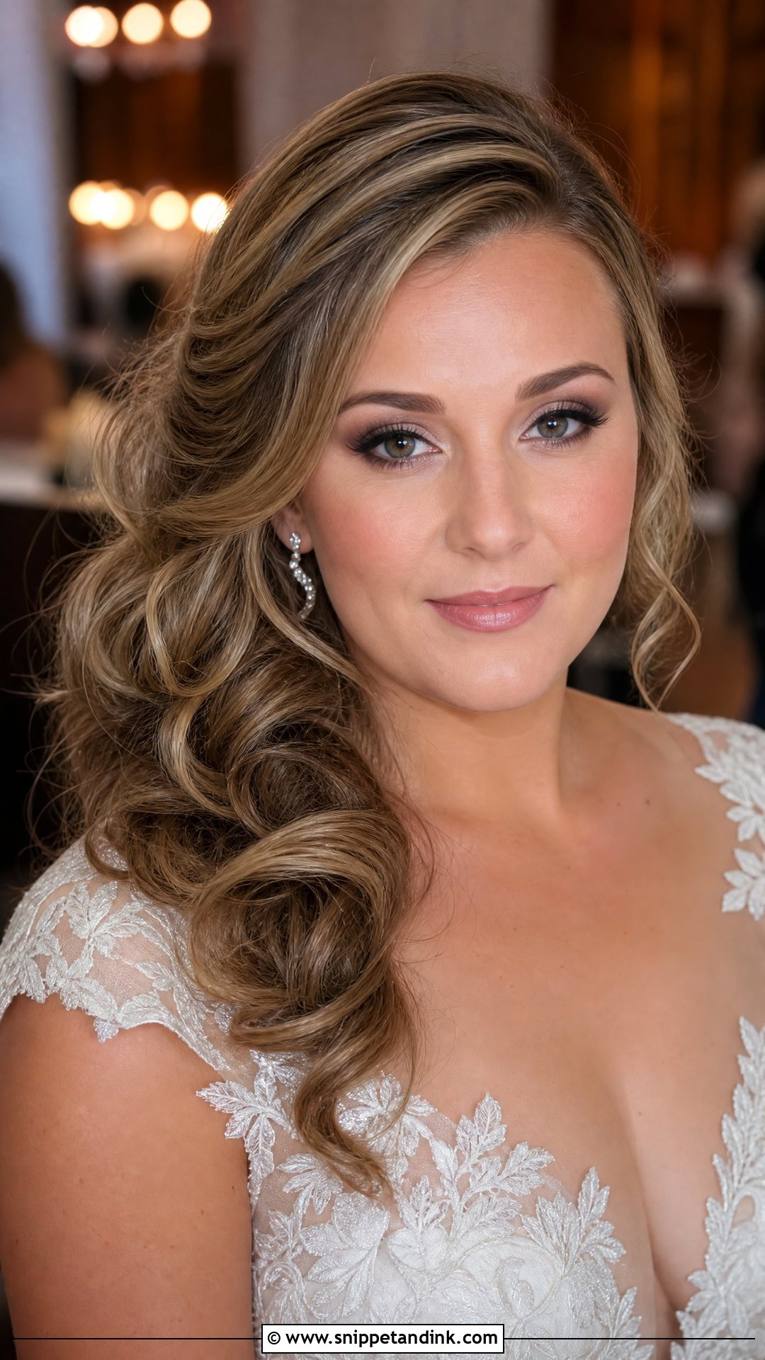 Taupe Smokey Eye Wedding Makeup For Blonde Hair And Blue Eyes - Snippet and Ink - 20 Wedding Makeup for Blonde Hair and Blue Eyes