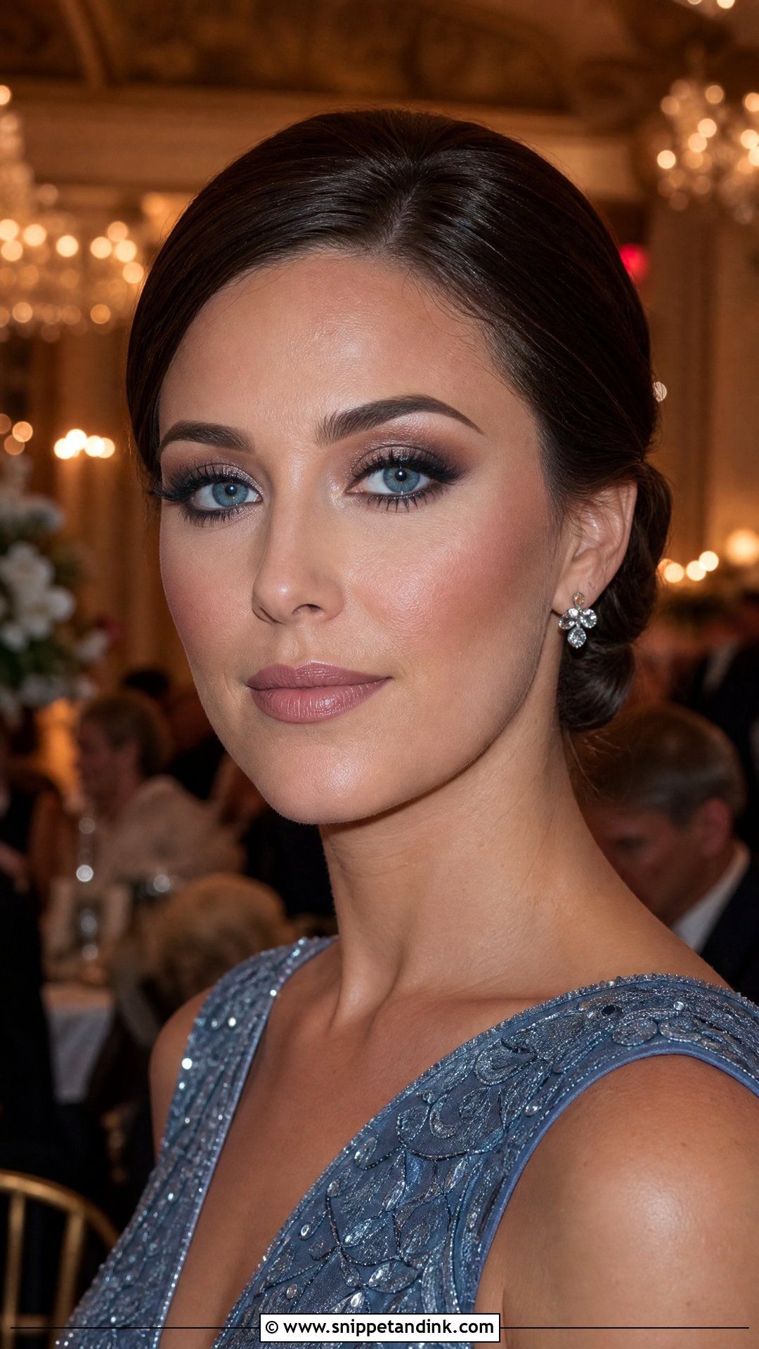 Taupe Smokey Wedding Guest Makeup For Blue Eyes - Snippet and Ink - 25 Wedding Guest Makeup for Blue Eyes
