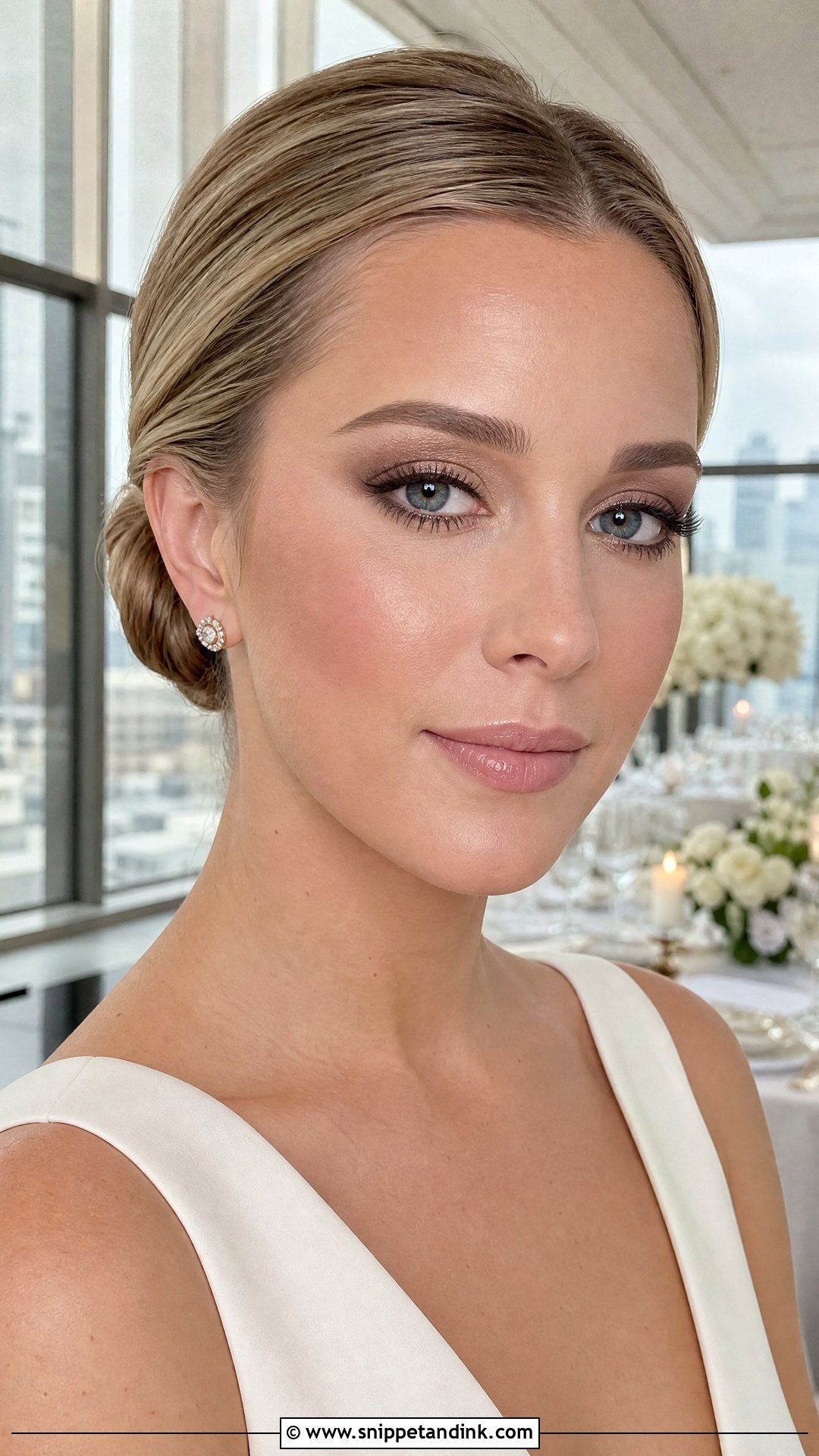 Taupe Smoky Bridal Makeup - Snippet and Ink - 20 Smoky Bridal Makeup Ideas