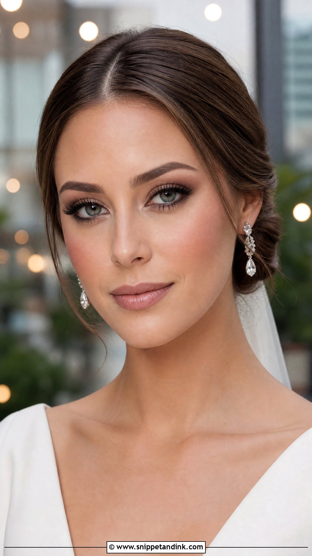 Taupe Smoky Wedding Makeup - Snippet and Ink - 20 Smoky Wedding Makeup Ideas