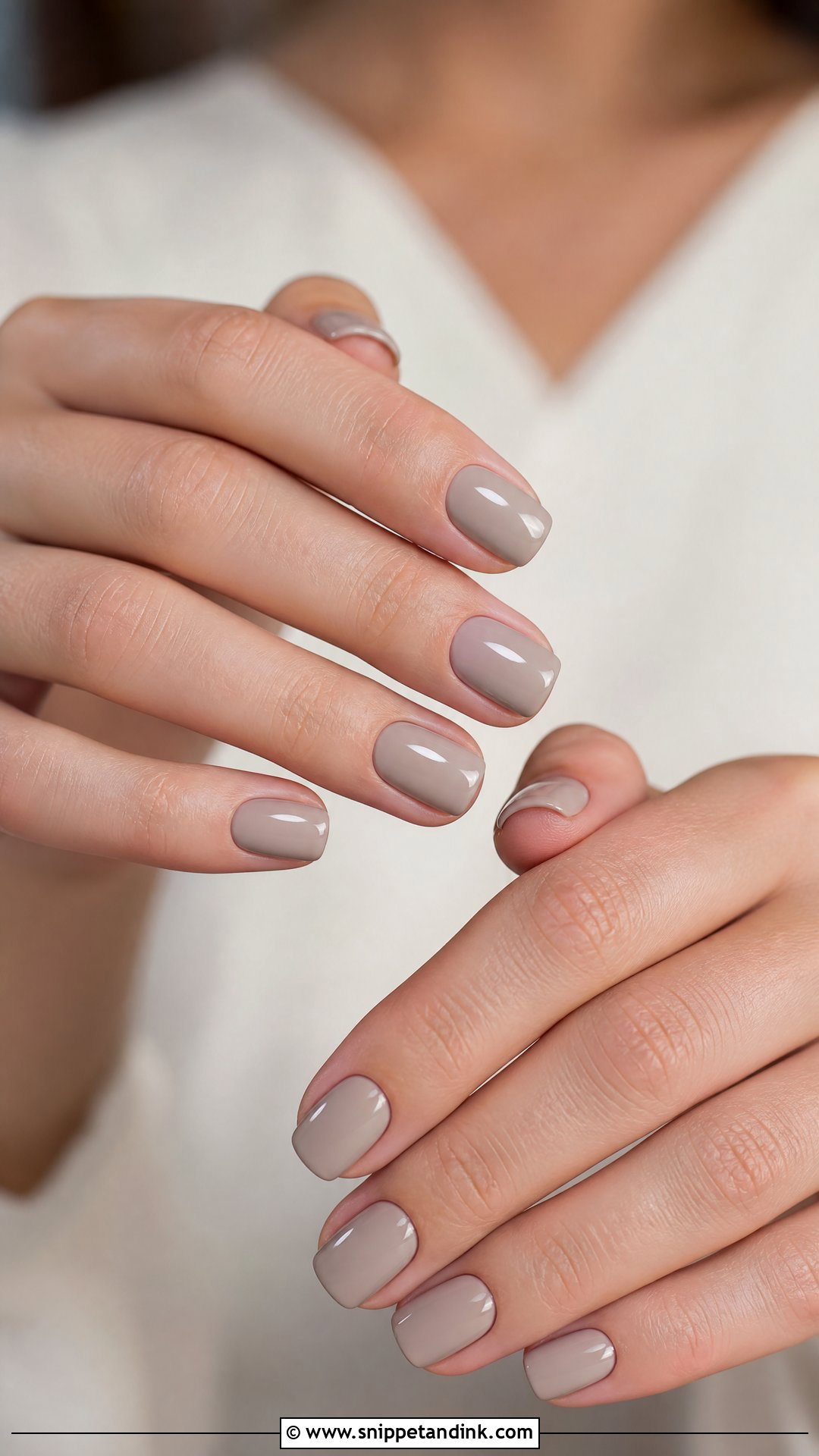 Taupe Wedding Guest Nails - Snippet and Ink - 25 Wedding Guest Nail Ideas